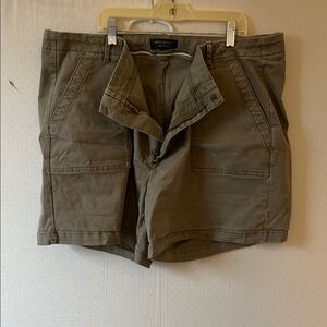 Olive Green Cargo Shorts